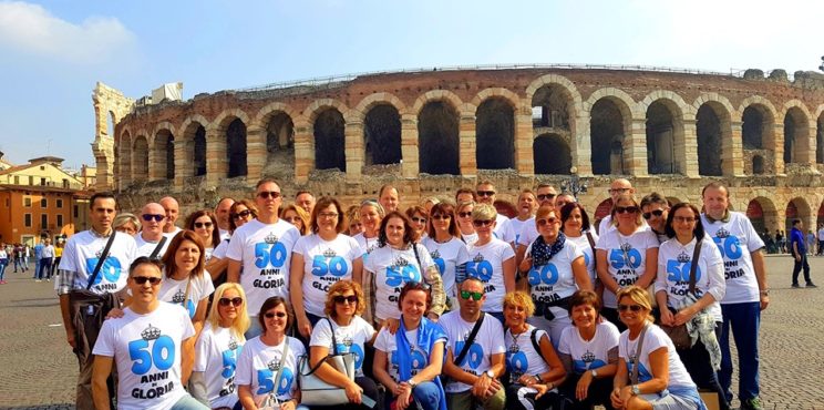 ADRARA SAN ROCCO – ADRARA SAN MARTINO – VILLONGO LA MERAVIGLIOSA GITA A VERONA DEI COSCRITTI DEL 1969: 50 ANNI DI GLORIA